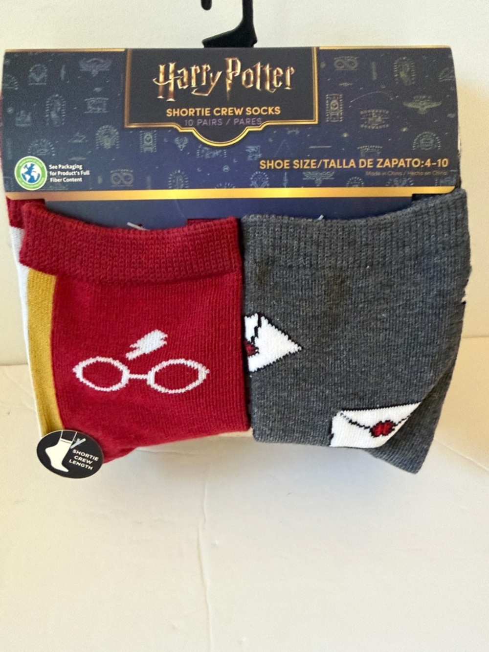New Harry Potter Women’s 10 Pair Short Crew Socks